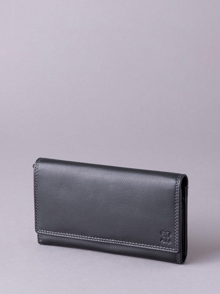 Lakeland Leather Black Large Purse - Image 1 of 4