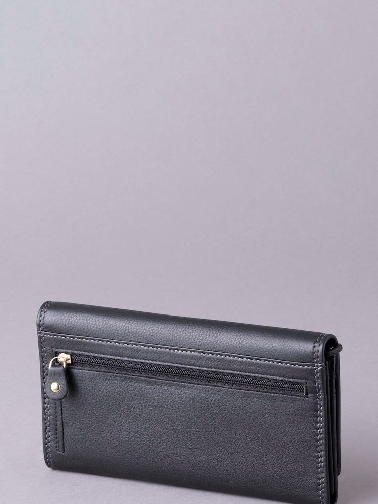 Lakeland Leather Black Large Purse - Image 2 of 4