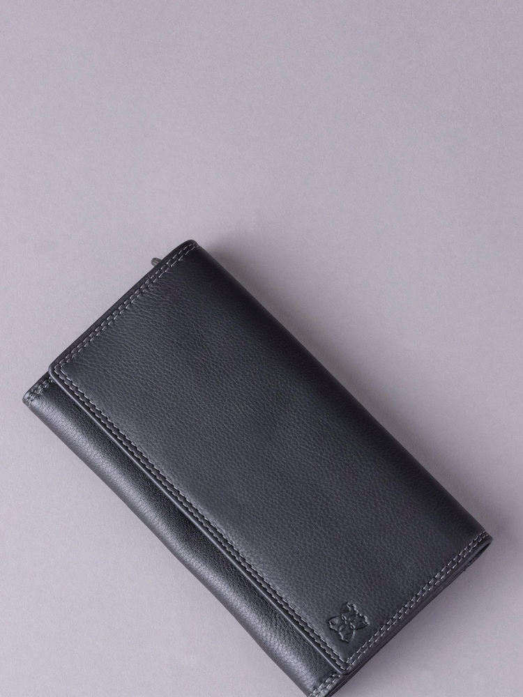 Lakeland Leather Black Large Purse - Image 3 of 4
