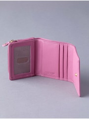 Lakeland Leather Mauve Pink Small Flapover Purse - Image 5 of 5
