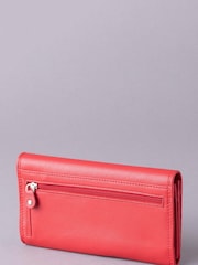 Lakeland Leather Peach/Pink Small Flapover Purse - Image 2 of 4