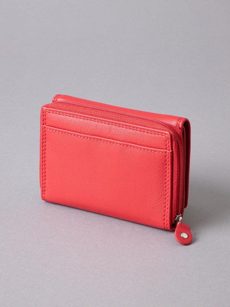 Lakeland Leather Red Small Purse - Image 2 of 5