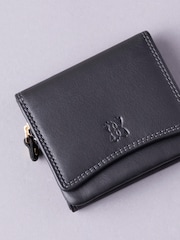 Lakeland Leather Black Small Flapover Purse - Image 5 of 5