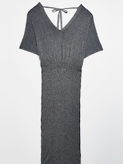 River Island Black Maple Batwing Bodycon Midi Dress - Image 5 of 5