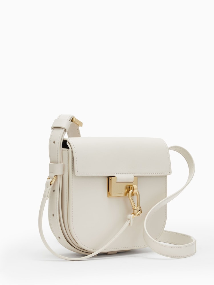 AllSaints White Ida Cross-Body Bag - Image 1 of 6