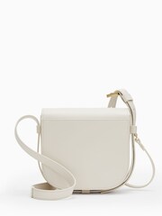 AllSaints White Ida Cross-Body Bag - Image 3 of 6