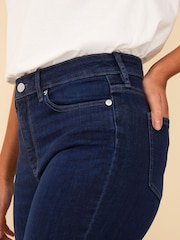 F&F Blue Indigo Contour Jeans - Image 4 of 5