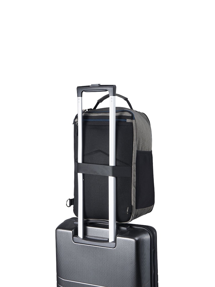Cabin Max Grey Blue Manhattan Cabin Travel Bag 40x20x25 Shoulder Bag and Backpack - Image 3 of 4