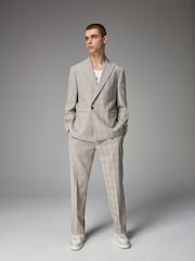 Neutral EDIT Relaxed Wrap Front Suit Jacket - Image 2 of 11