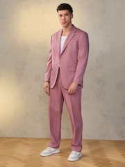 Розовый - Relaxed Fit EDIT Slouchy Style Suit Jacket - Изображение 2 из 6