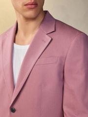 Розовый - Relaxed Fit EDIT Slouchy Style Suit Jacket - Изображение 4 из 6