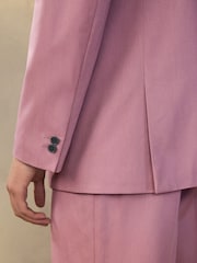 Розовый - Relaxed Fit EDIT Slouchy Style Suit Jacket - Изображение 5 из 6