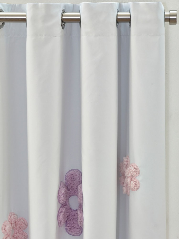 Cortinas Blackout Applique Daisy Eyelet - Imagem 2 de 3