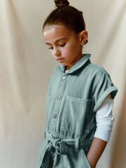 Khaki Green Boilersuit (3-16yrs) - Image 4 of 7