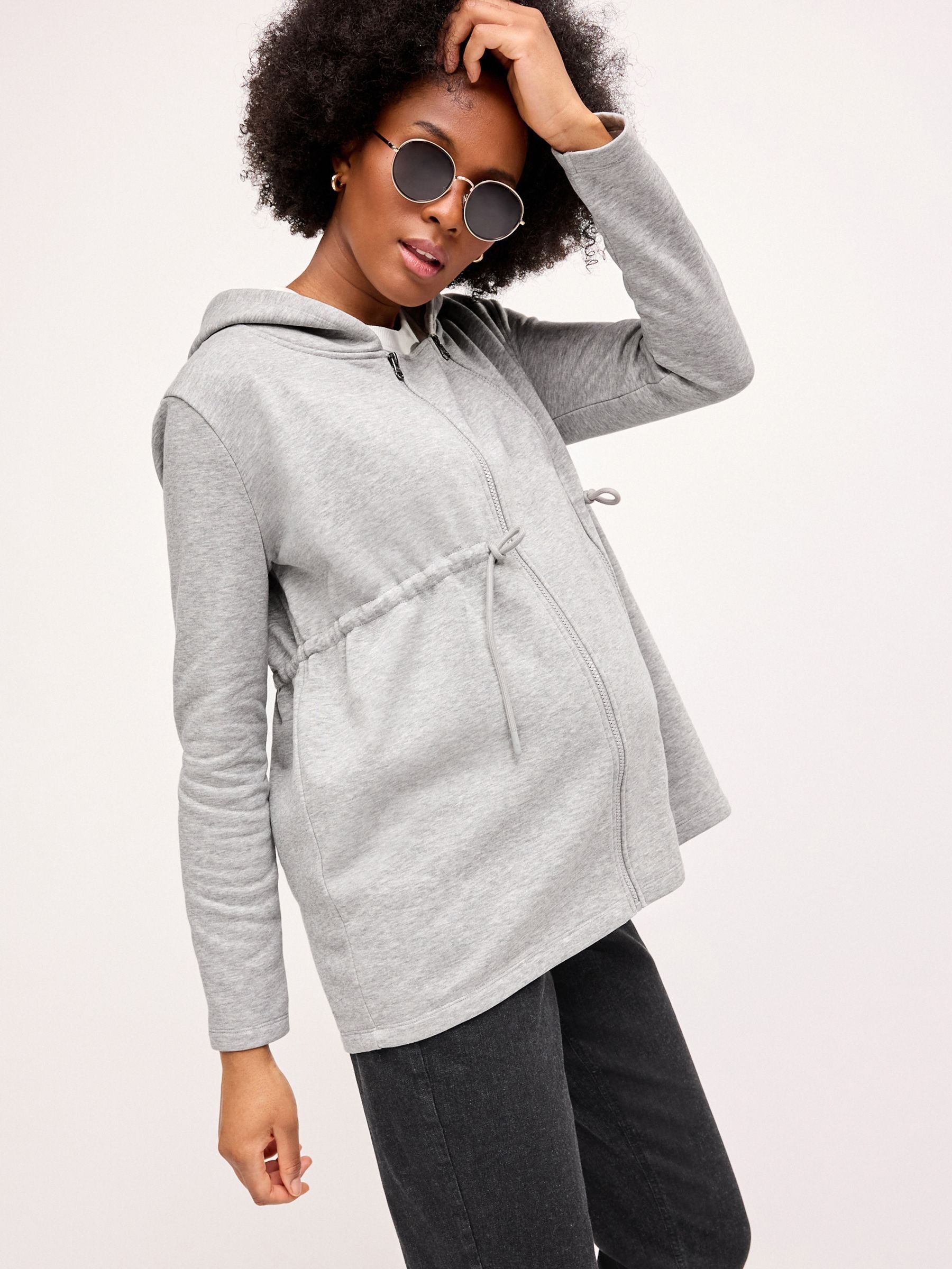Maternity hoodie with baby pouch 2025