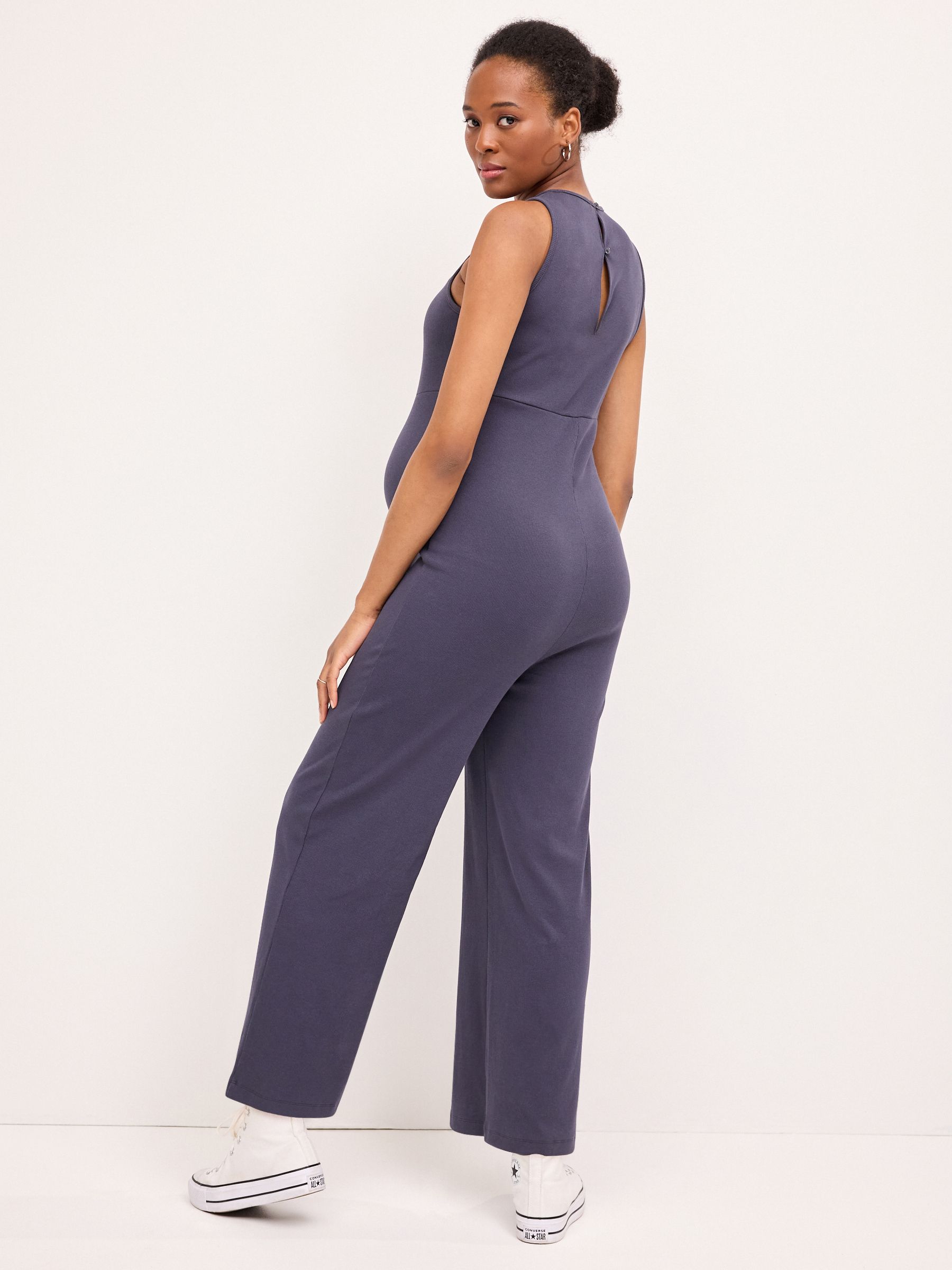 Grey wide leg jumpsuit shop