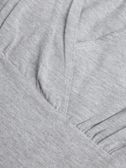 Grey/White Layered Maternity Nursing Dress - Image 8 of 8