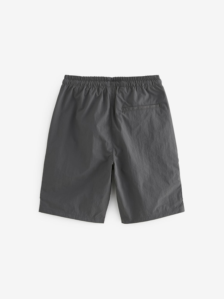 Charcoal Grey Zip Pocket Cargo Shorts (3-16yrs) - Image 2 of 4