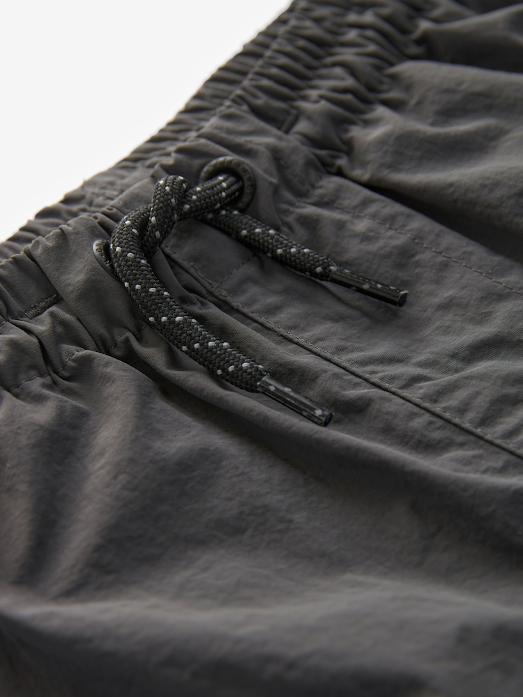 Charcoal Grey Zip Pocket Cargo Shorts (3-16yrs) - Image 4 of 4
