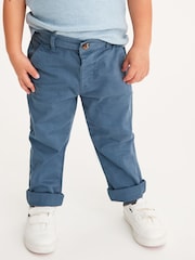 Blue Stretch Chinos Trousers (3mths-7yrs) - Image 1 of 6