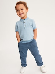 Blue Stretch Chinos Trousers (3mths-7yrs) - Image 2 of 6
