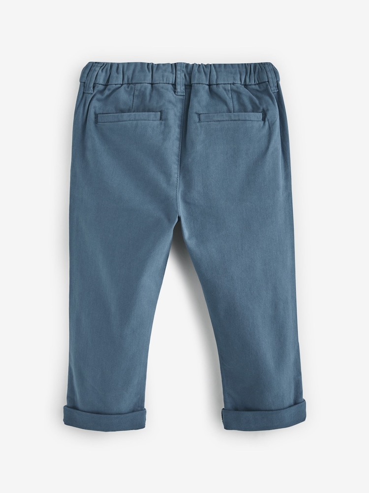 Blue Stretch Chinos Trousers (3mths-7yrs) - Image 6 of 6