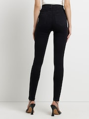 River Island Black High Rise Skinny Jeans - Image 2 of 6