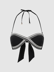 Top de bikini con diseño de bloques de colores Raven de Reiss - Imagen 2 de 4