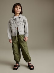 Grey Oversized Denim Jacket (3-16yrs) - Image 3 of 7