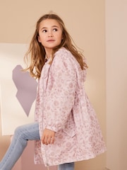 Pink Floral Shower Resistant Cagoule (3-16yrs) - Image 1 of 10