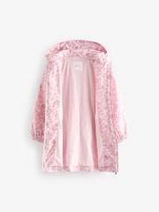 Pink Floral Shower Resistant Cagoule (3-16yrs) - Image 8 of 10