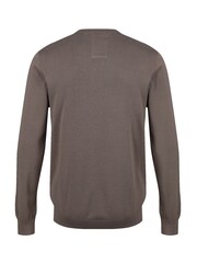 Luke 1977 100% Cotton Florence Clay Knitted Brown Jumper - Image 4 of 4