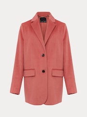 Phase Eight Amara Pink Wool Coat - Image 6 of 6