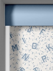 Laura Ashley Dark Seaspray Blue Ahoy Alphabet Made To Measure Roller Blind - Image 3 of 6