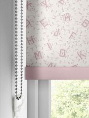 Laura Ashley Blush Pink Ahoy Alphabet Made To Measure Roller Blind - Image 4 of 6