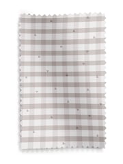 Laura Ashley Linen Natural Alphabet Gingham Made To Measure Roller Blind - Image 5 of 6