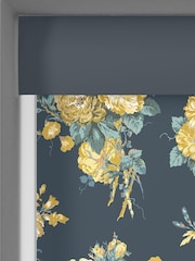 Laura Ashley Midnight Blue Cecilia Made To Measure Roller Blind - Image 3 of 6
