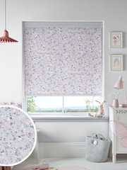 Laura Ashley Lavender Purple Blossoms Made To Measure Roller Blind - Image 1 of 6