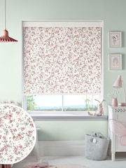 Laura Ashley Dark Blush Pink Blossoms Made To Measure Roller Blind - Image 1 of 6
