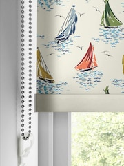 Laura Ashley Multi Ahoy Sail Boats Made To Measure Roller Blind - Image 4 of 6