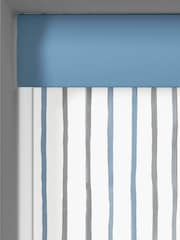 Laura Ashley Pale Steel Grey Painterly Stripe Made To Measure Roller Blind - Image 3 of 6
