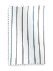 Laura Ashley Pale Steel Grey Painterly Stripe Made To Measure Roller Blind - Image 5 of 6