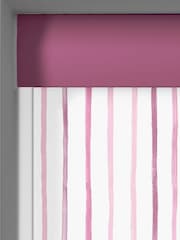 Laura Ashley Dark Blush Pink Painterly Stripe Made To Measure Roller Blind - Image 3 of 6