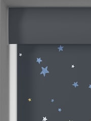 Laura Ashley Midnight Blue Painterly Stars Made To Measure Roller Blind - Image 3 of 6