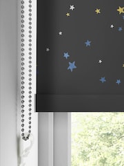 Laura Ashley Midnight Blue Painterly Stars Made To Measure Roller Blind - Image 4 of 6
