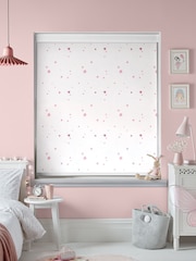 Laura Ashley Pink Painterly Stars Made To Measure Roller Blind - Image 2 of 6