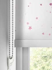 Laura Ashley Pink Painterly Stars Made To Measure Roller Blind - Image 4 of 6