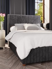 Laurence Llewelyn-Bowen Black Estella End Lift Ottoman Storage Bed - Image 3 of 5
