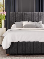 Laurence Llewelyn-Bowen Black Estella End Lift Ottoman Storage Bed - Image 4 of 5