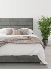 Aspire Furniture Granite Grey Kelly End Lift Ottoman Storage Bed - Image 1 of 4